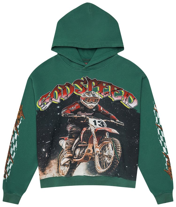 Толстовка Godspeed Motocross Hoodie, зеленая, зеленый
Толстовка Godspeed Motocross Hoodie, зеленая, зеленый