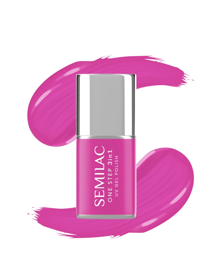 Гель-лак для ногтей Semilac One Step 3in1 UV Gel Polish, S685 Pink Purple, 7 ml
Гель-лак для ногтей Semilac One Step 3in1 UV Gel Polish, S685 Pink Purple, 7 ml