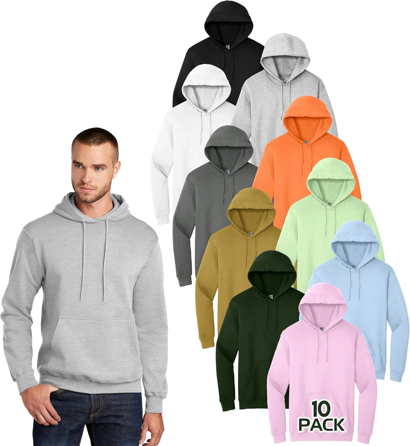 Gildan 18500 Heavy Blend Unisex худи мультипак
Gildan 18500 Heavy Blend Unisex худи мультипак