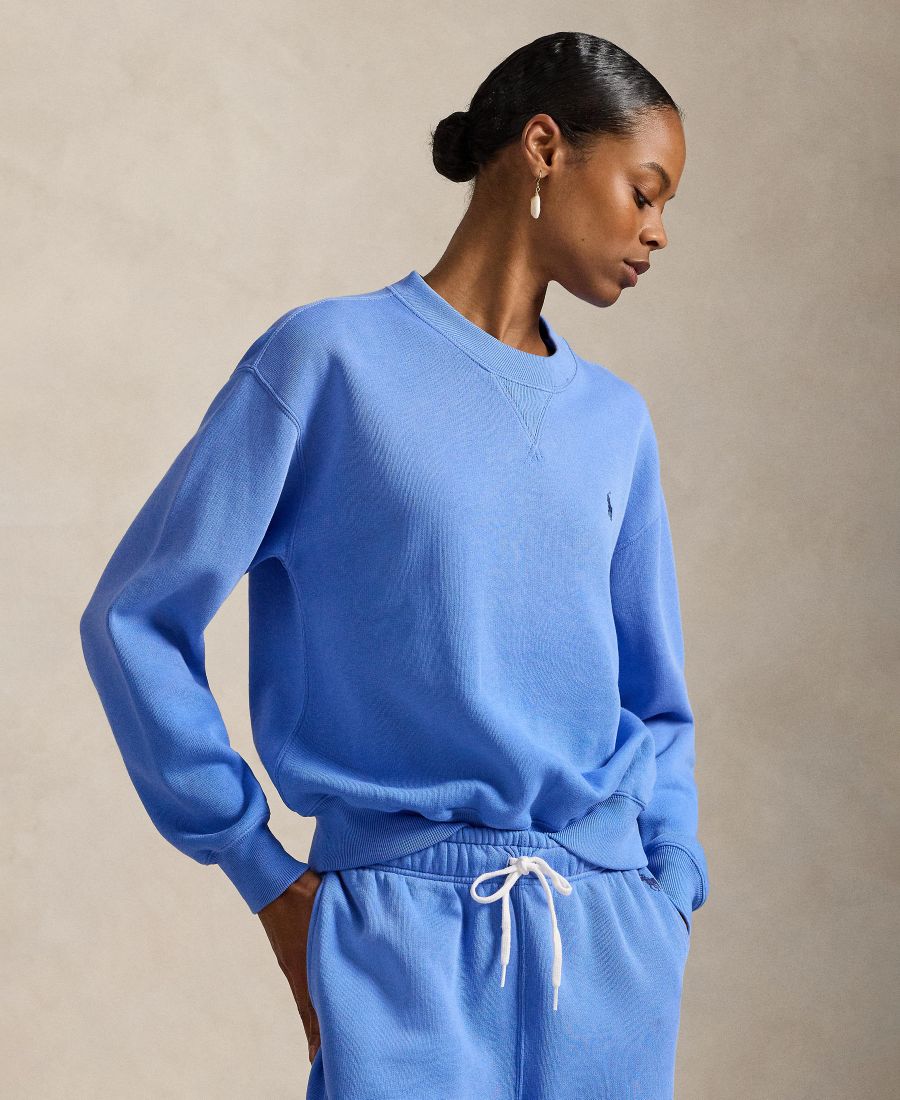 Женская флисовая толстовка с круглым вырезом Polo Ralph Lauren, New Iris Blue
Женская флисовая толстовка с круглым вырезом Polo Ralph Lauren, New Iris Blue