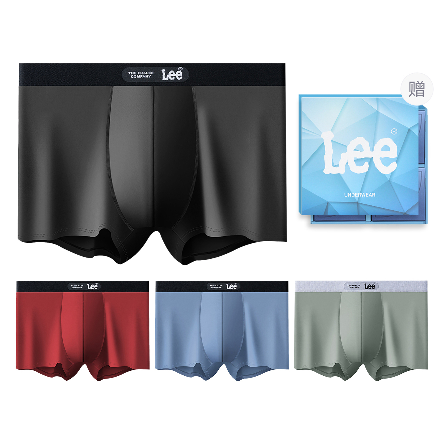 Lee Подарочный набор мужского белья 4 шт
Lee Подарочный набор мужского белья 4 шт