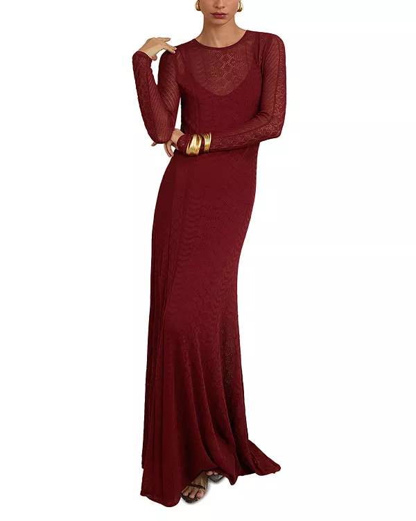 Платье с детальной вышивкой Ami Reiss, красный
Платье с детальной вышивкой Ami Reiss, красный