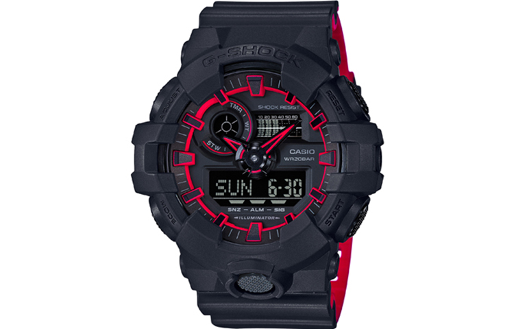 CASIO Часы Men Liquid Crystal/Analog Dual Display Series Black Watch GA-700SE-1A4
CASIO Часы Men Liquid Crystal/Analog Dual Display Series Black Watch GA-700SE-1A4