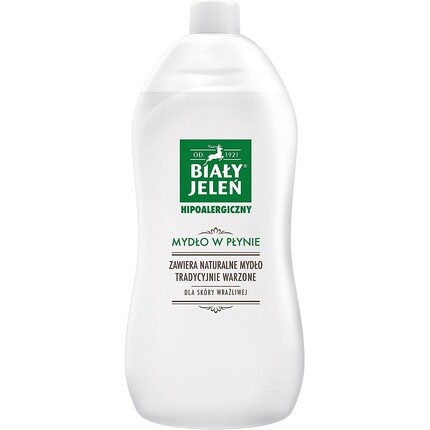 Гипоаллергенное белое жидкое мыло, сменный блок 1л, Biaе‚Y Jeleе„
Гипоаллергенное белое жидкое мыло, сменный блок 1л, Biaе‚Y Jeleе„