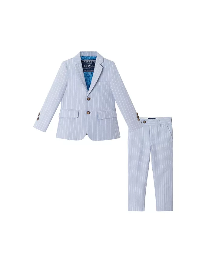 Комплект для мальчиков Toddler/Child Chambray w/White Stripes Andy & Evan, синий
Комплект для мальчиков Toddler/Child Chambray w/White Stripes Andy & Evan, синий