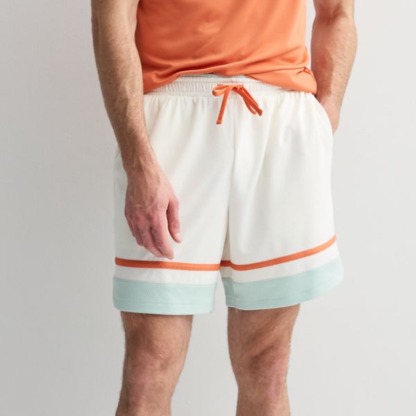 Мужские ретро-шорты для баскетбола 20 см Tek Gear, цвет ivory mint
Мужские ретро-шорты для баскетбола 20 см Tek Gear, цвет ivory mint