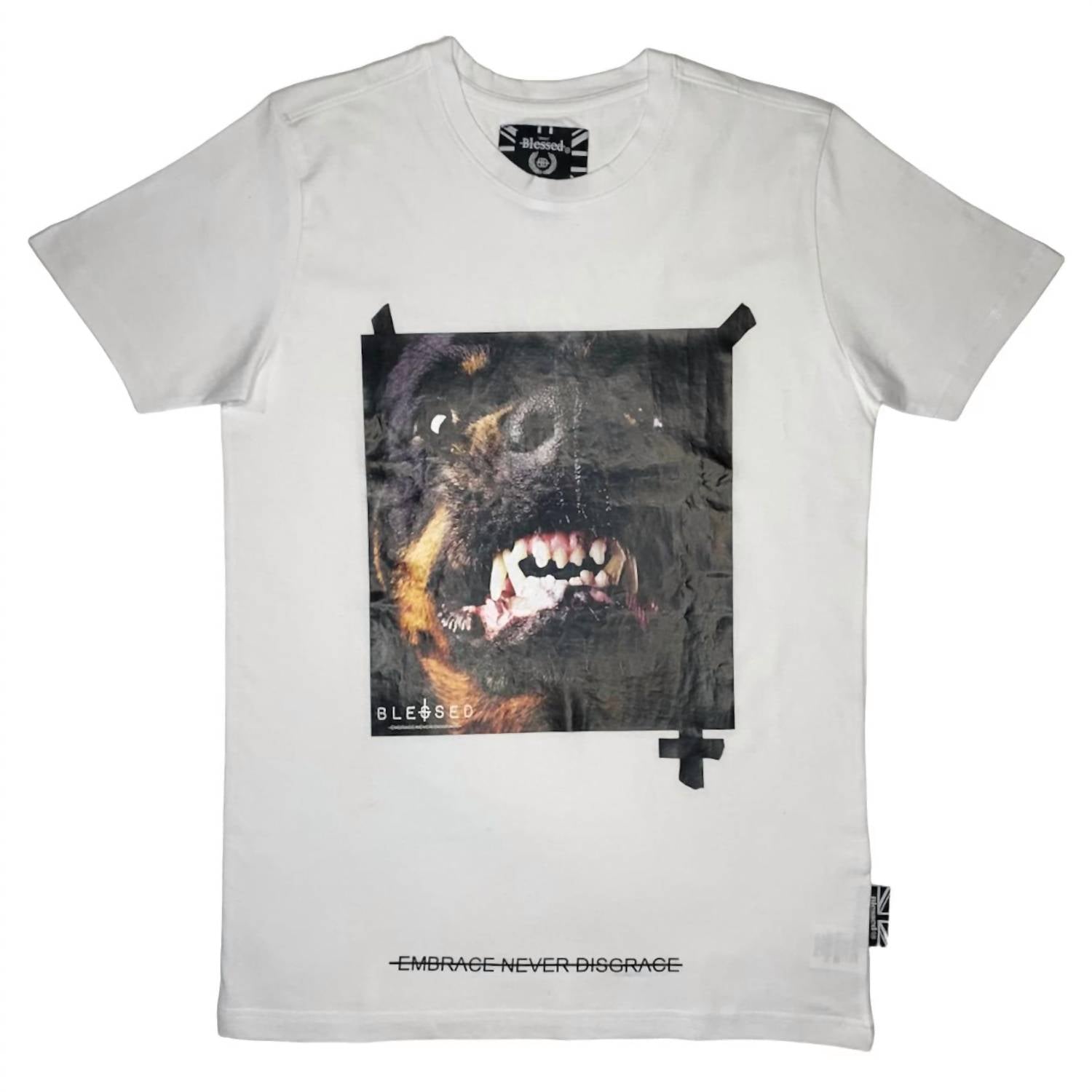 Футболка Bite мужская белого цвета Blessed
Футболка Bite мужская белого цвета Blessed