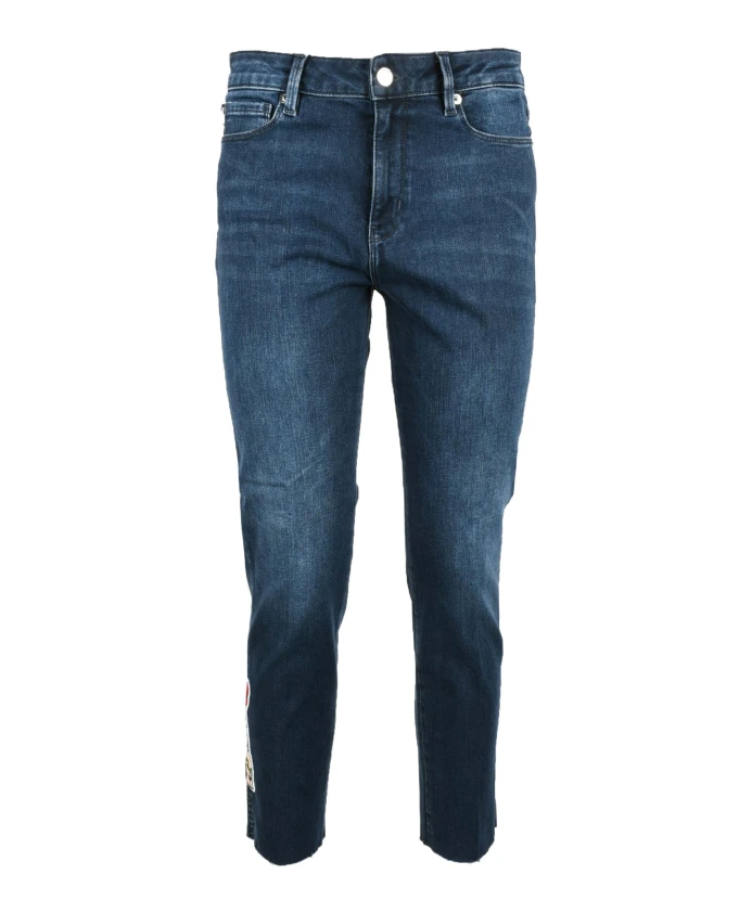 Стильные джинсы из смесовой хлопковой ткани. Love Moschino, синий
Стильные джинсы из смесовой хлопковой ткани. Love Moschino, синий