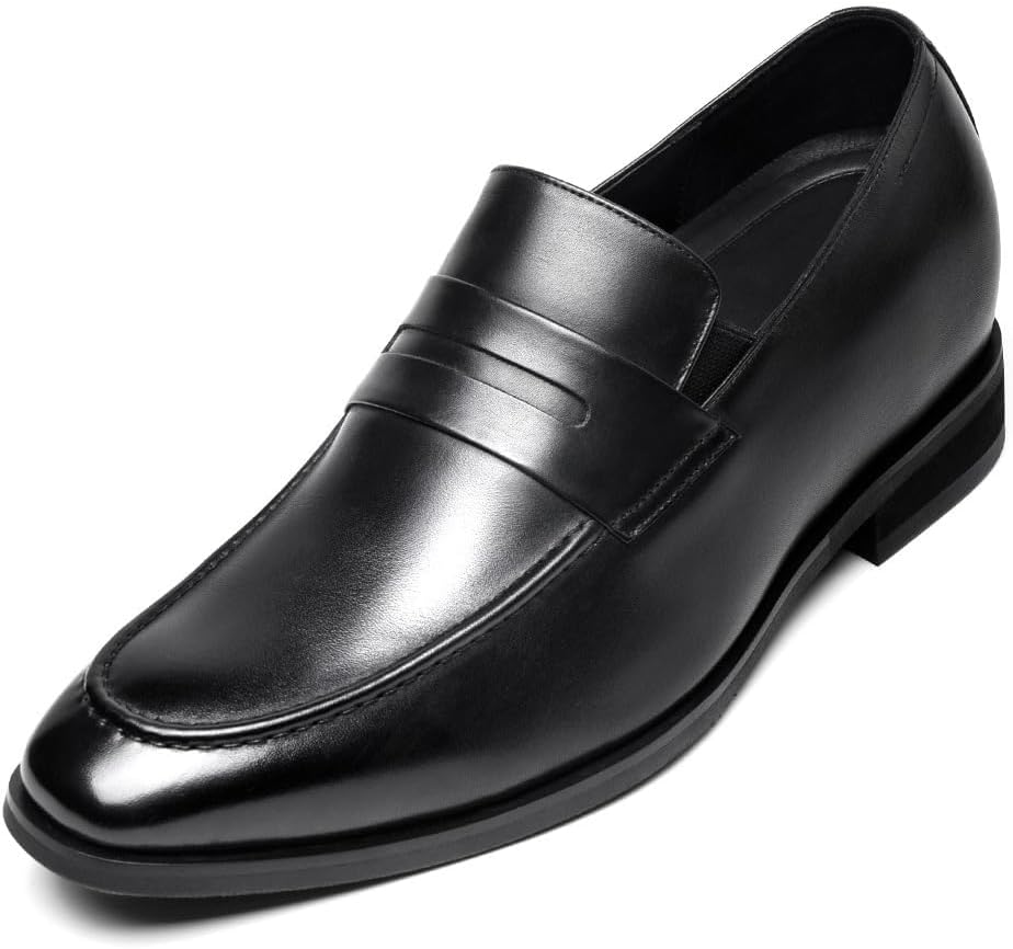 Мужские туфли CHAMARIPA для увеличения роста - встроенная индивидуальная стелька, полный кожаный комфорт и воздухопроницаемость, деловые повседневные туфли на повышенной подошве - увеличение роста на 6-7 см, черный
Мужские туфли CHAMARIPA для увеличения роста - встроенная индивидуальная стелька, полный кожаный комфорт и воздухопроницаемость, деловые повседневные туфли на повышенной подошве - увеличение роста на 6-7 см, черный