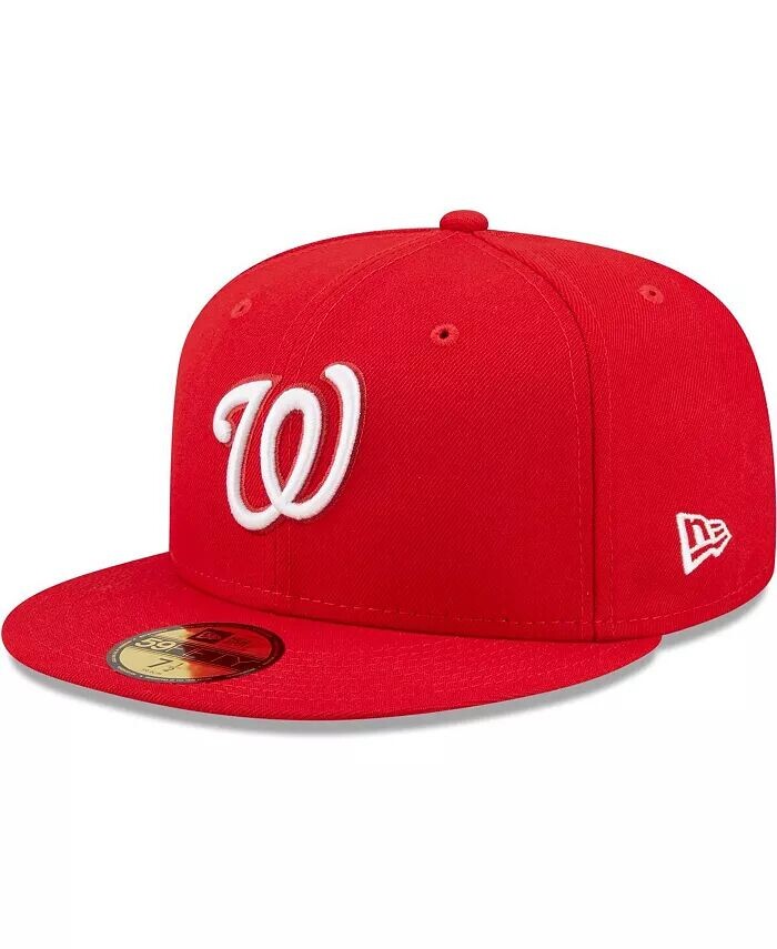 Мужская красная приталенная шляпа с логотипом Washington Nationals 59FIFTY New Era
Мужская красная приталенная шляпа с логотипом Washington Nationals 59FIFTY New Era