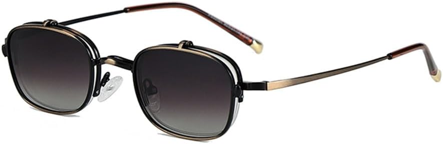 Откидные солнцезащитные очки в стиле ретро для женщин, небольшие поляризованные солнцезащитные очки для мужчин с защитой от УФ-излучения UV400, аксессуары, металлическая оправа generic, Brown
Откидные солнцезащитные очки в стиле ретро для женщин, небольшие поляризованные солнцезащитные очки для мужчин с защитой от УФ-излучения UV400, аксессуары, металлическая оправа generic, Brown