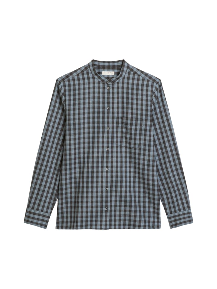 Обычная клетчатая блузка темно-серого цвета Marc O'Polo
Обычная клетчатая блузка темно-серого цвета Marc O'Polo