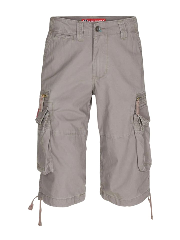 Мешковатые шорты-карго 3/4 серого цвета Molecule
Мешковатые шорты-карго 3/4 серого цвета Molecule