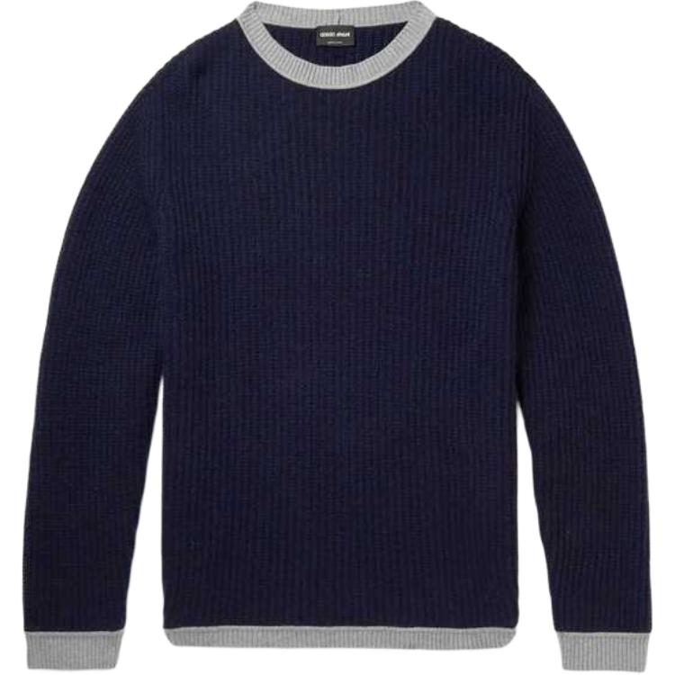 GIORGIO ARMANI Трикотажный свитер мужской синий
GIORGIO ARMANI Трикотажный свитер мужской синий