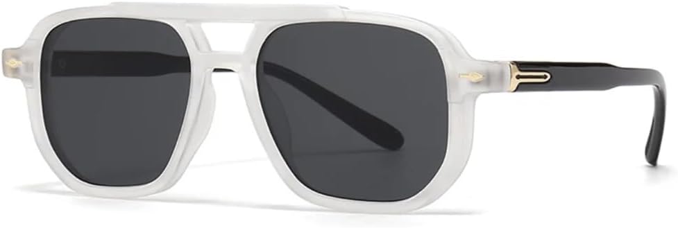 Солнцезащитные очки с защитой UV400 | Большая оправа, двойная перемычка, градиентные линзы | для женщин и мужчин, для занятий спортом на открытом воздухе и вождения DSVIGF, White
Солнцезащитные очки с защитой UV400 | Большая оправа, двойная перемычка, градиентные линзы | для женщин и мужчин, для занятий спортом на открытом воздухе и вождения DSVIGF, White