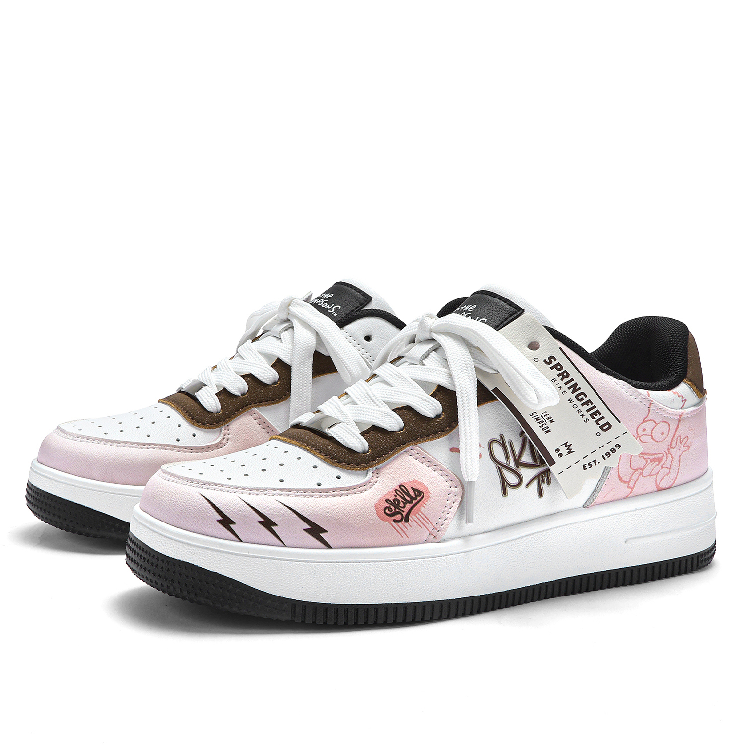 The Simpsons Удобные дышащие низкие скейтерские кроссовки для увеличения роста унисекс Cherry Blossom Pink, цвет Cherry Blossom Pink
The Simpsons Удобные дышащие низкие скейтерские кроссовки для увеличения роста унисекс Cherry Blossom Pink, цвет Cherry Blossom Pink