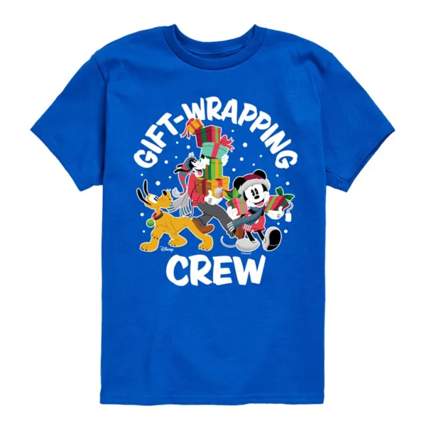 Футболка с рисунком Микки Мауса и его друзей для мальчиков 8-20 лет с изображением команды по упаковке подарков Disney, синий
Футболка с рисунком Микки Мауса и его друзей для мальчиков 8-20 лет с изображением команды по упаковке подарков Disney, синий
