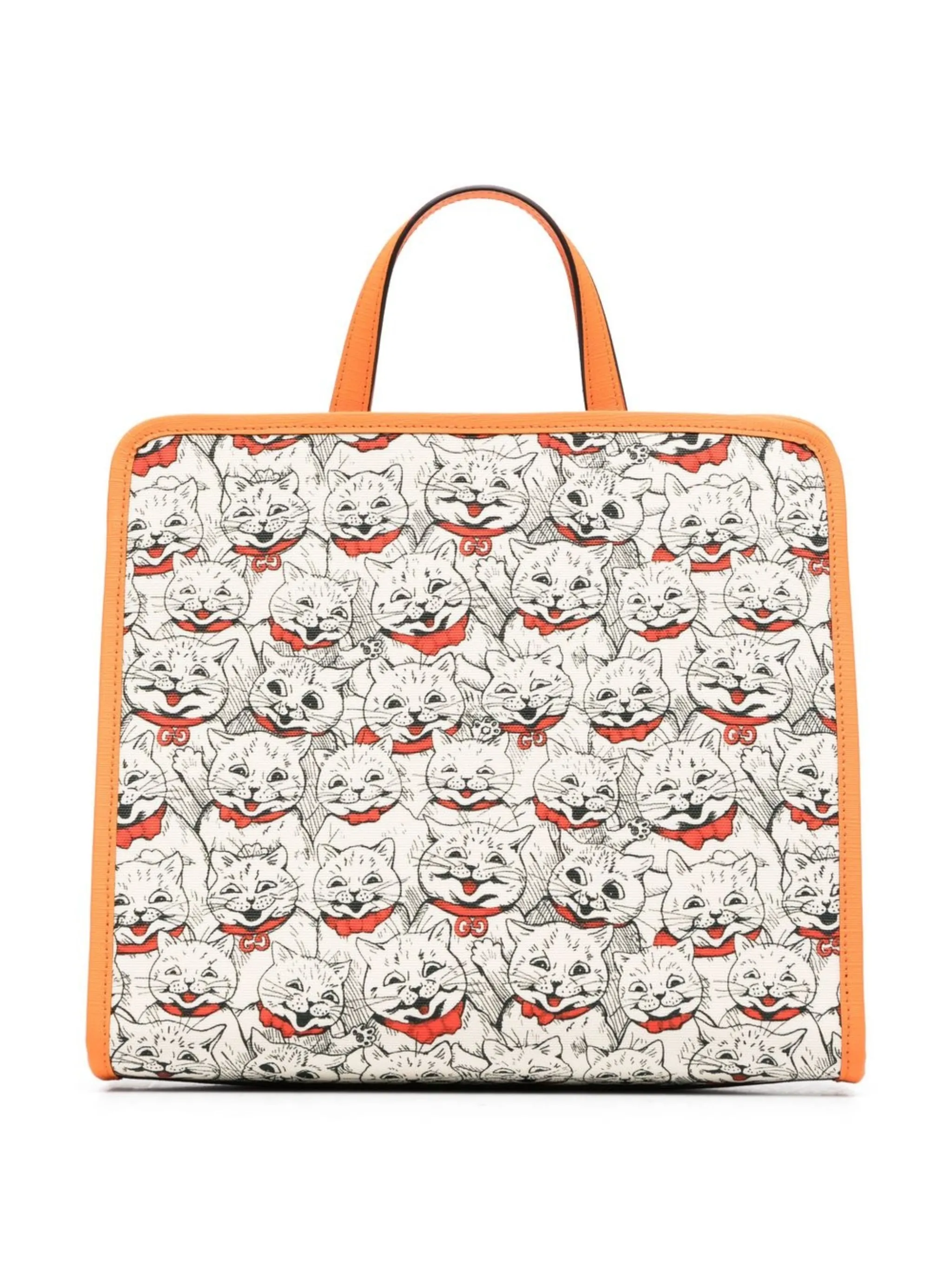 Сумка-тоут с принтом Kitten Gucci Kids, нейтральный
Сумка-тоут с принтом Kitten Gucci Kids, нейтральный