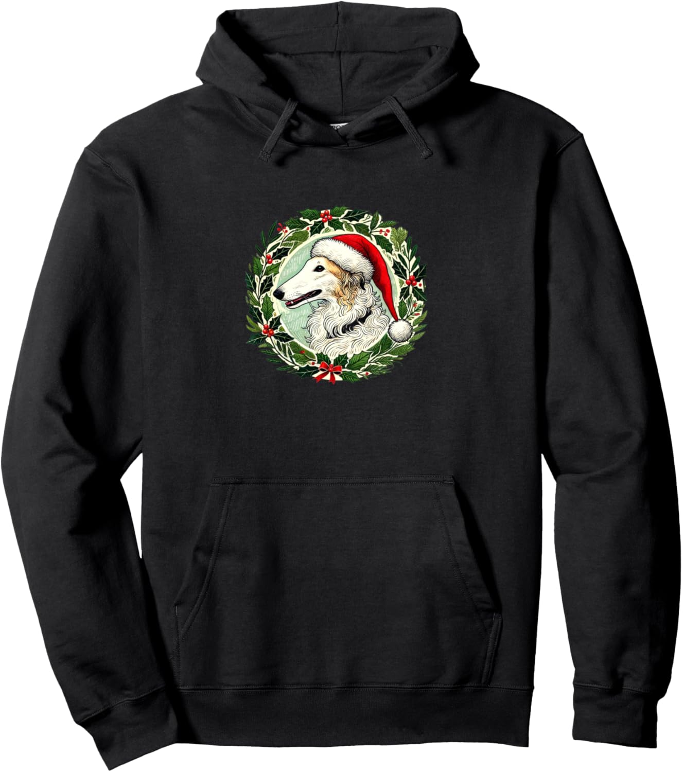Рождественский худи с изображением породы собак борзой Christmas Borzoi Snugg, черный
Рождественский худи с изображением породы собак борзой Christmas Borzoi Snugg, черный