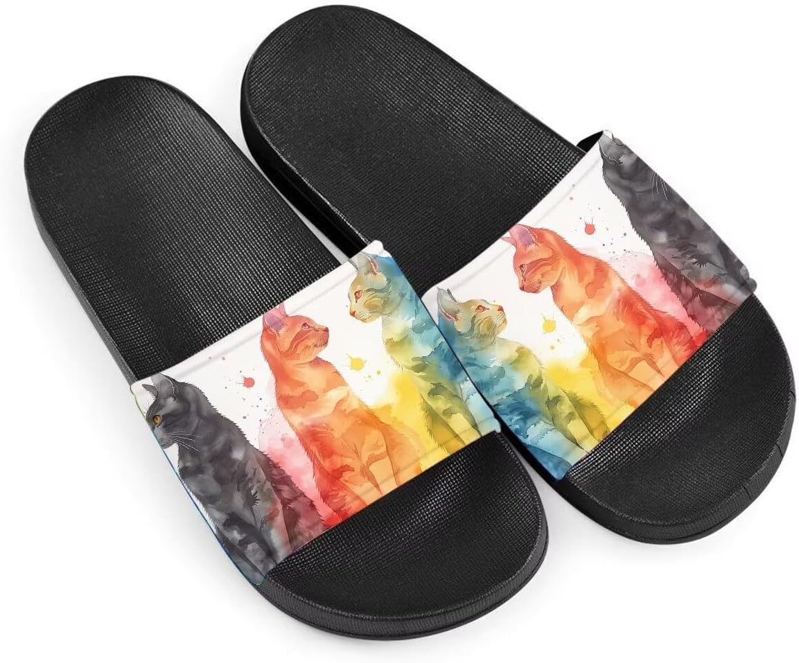 Женские сандалии Комфортные Легкие Летние Сандалии Нескользящие Шлепанцы с Акварельным Рисунком Кошки Для Пляжа, Отеля, Для Дома и На Улице Getelinseng, Three Ink Cats
Женские сандалии Комфортные Легкие Летние Сандалии Нескользящие Шлепанцы с Акварельным Рисунком Кошки Для Пляжа, Отеля, Для Дома и На Улице Getelinseng, Three Ink Cats