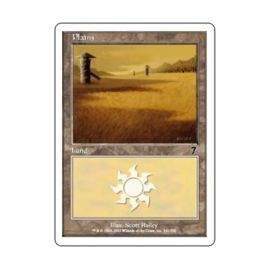 CCG Равнины № 341 (С), MTG - 7th Edition
CCG Равнины № 341 (С), MTG - 7th Edition