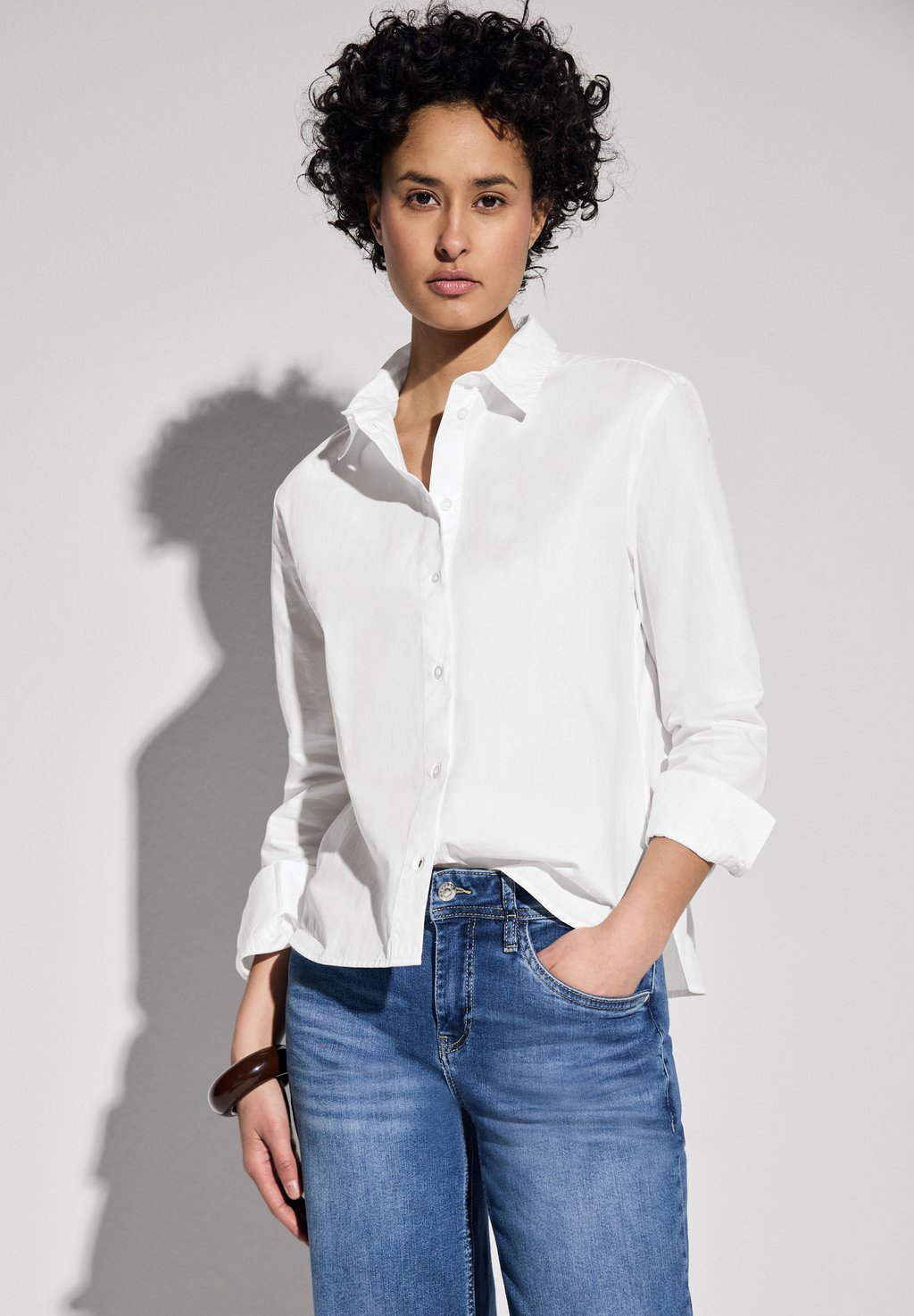 Блузка на пуговицах Street One, белый
Блузка на пуговицах Street One, белый