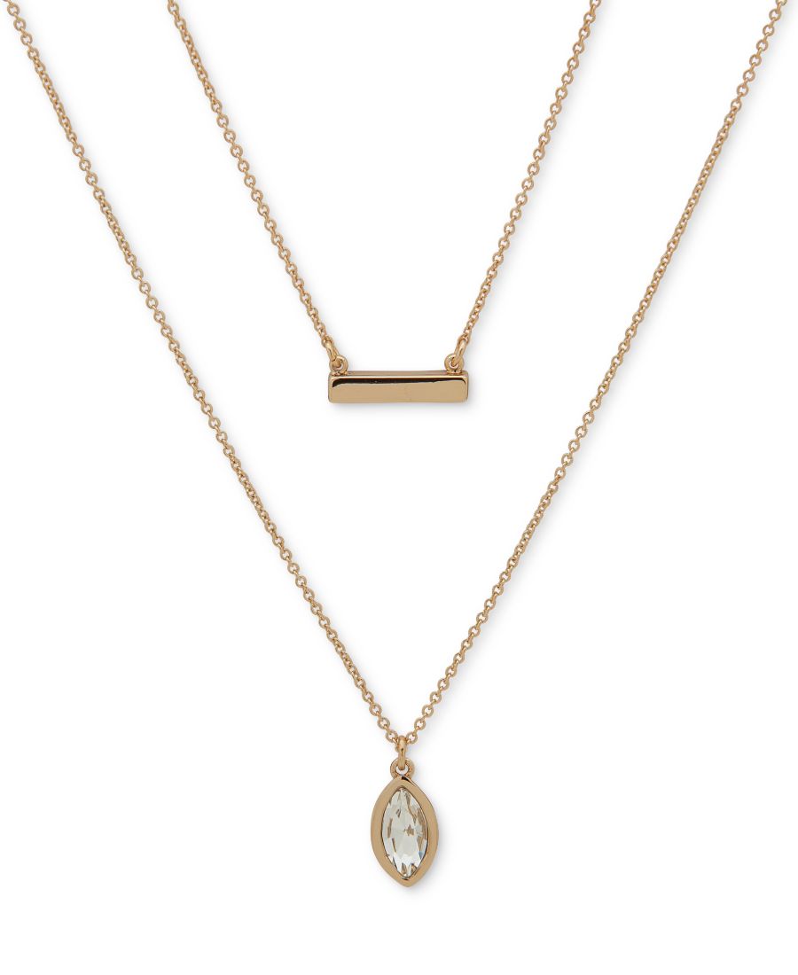 Подвеска из двух рядов кристаллов на колье DKNY, White
Подвеска из двух рядов кристаллов на колье DKNY, White