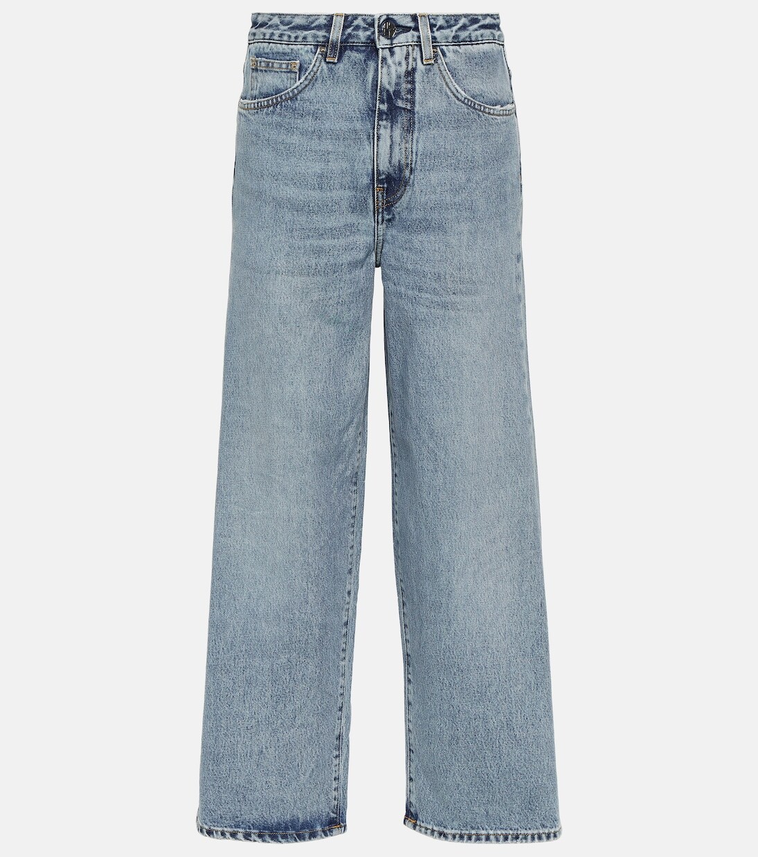 Джинсы широкого кроя с высокой посадкой Toteme, синий
Джинсы широкого кроя с высокой посадкой Toteme, синий