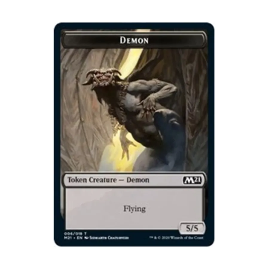 CCG Жетон демона (T), MTG - Core Set 2021
CCG Жетон демона (T), MTG - Core Set 2021