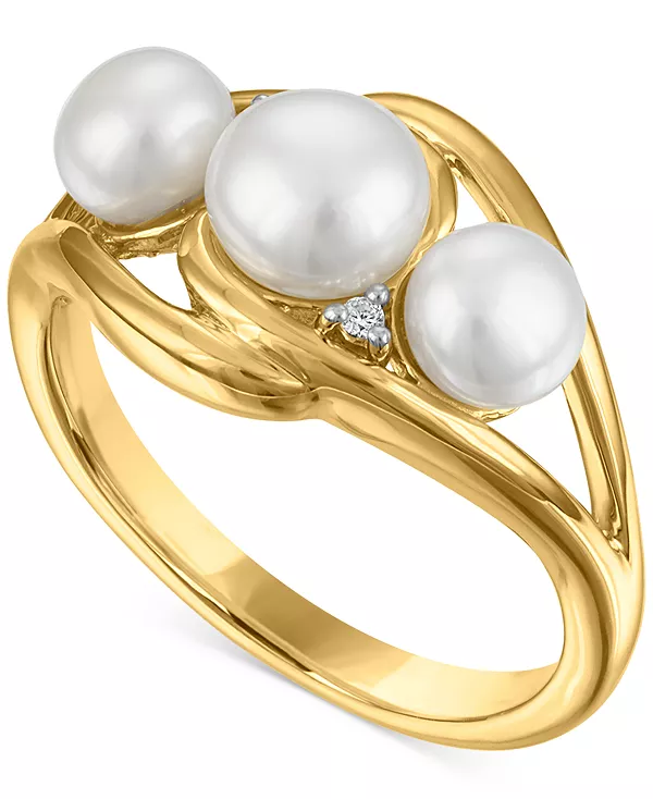 Кольцо с культивированным пресноводным жемчугом и кубическим цирконием (2,77 карата) из 14-каратного золота на стерлинговом серебре Macy'S, gold
Кольцо с культивированным пресноводным жемчугом и кубическим цирконием (2,77 карата) из 14-каратного золота на стерлинговом серебре Macy'S, gold