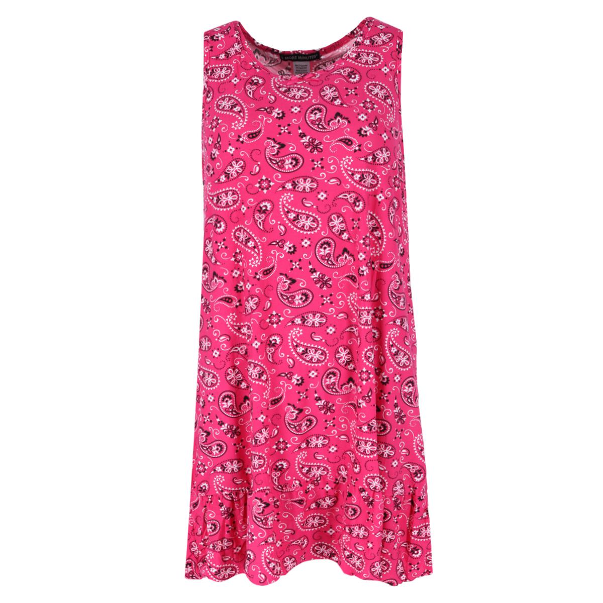 Женская пижамная рубашка без рукавов с узором пейсли 5 More Minutes, розовый
Женская пижамная рубашка без рукавов с узором пейсли 5 More Minutes, розовый