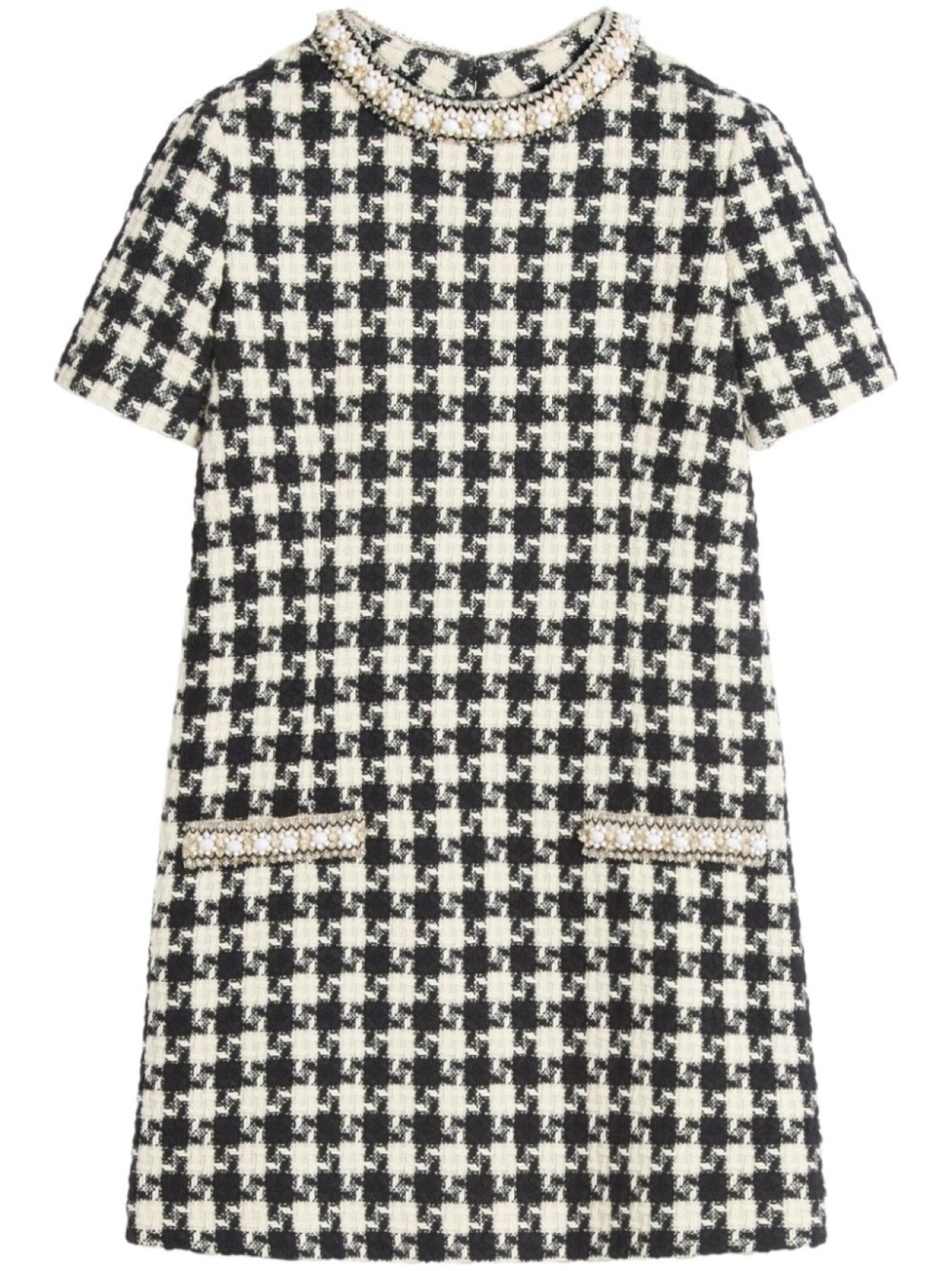 Valentino Garavani твидовое платье мини Damier Light, черный
Valentino Garavani твидовое платье мини Damier Light, черный