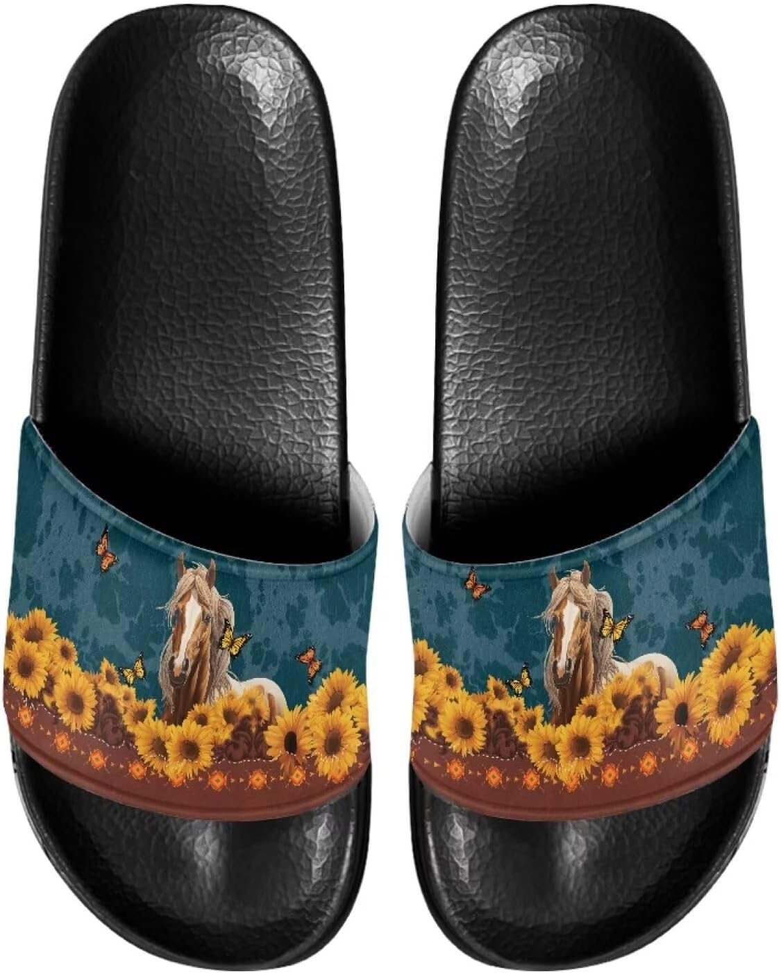 Женские тапочки JUDENTIDOS с открытым носком, нескользящей подошвой, однотонной застежкой и мягкой плоской подошвой, Sunflower Horse
Женские тапочки JUDENTIDOS с открытым носком, нескользящей подошвой, однотонной застежкой и мягкой плоской подошвой, Sunflower Horse