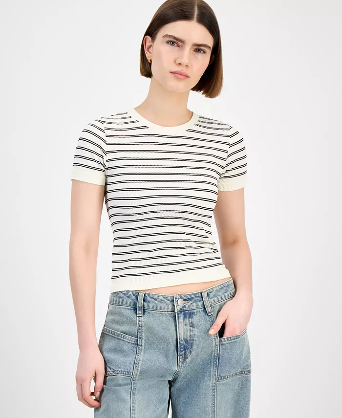 Футболка с ребрированным воротником без швов для подростков Hippie Rose, белый
Футболка с ребрированным воротником без швов для подростков Hippie Rose, белый