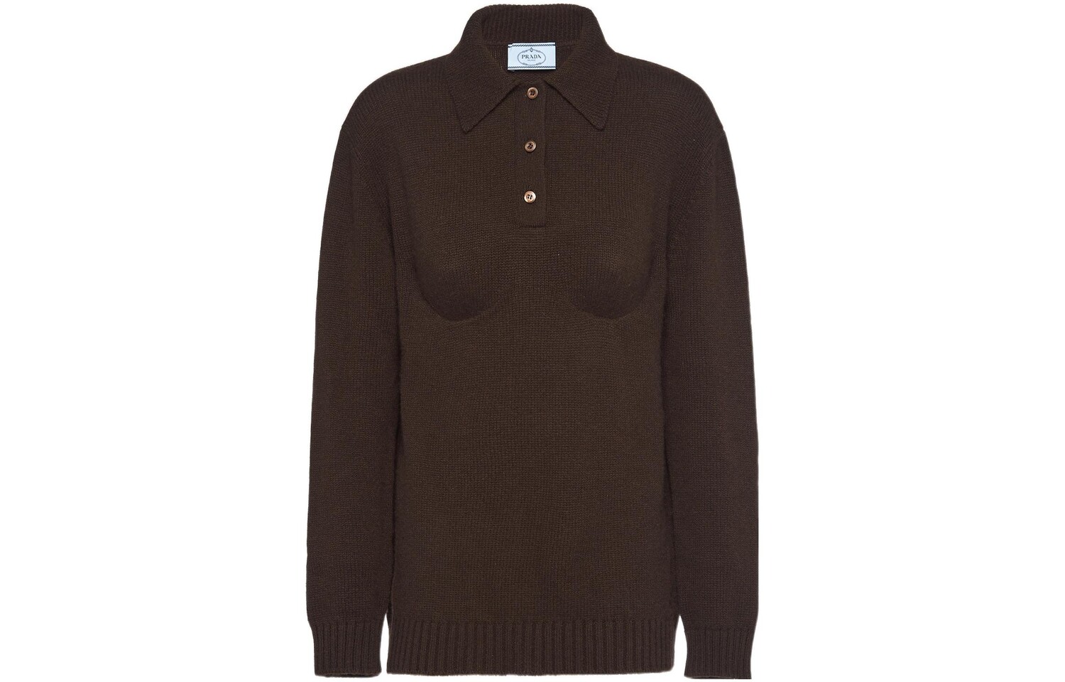 Кашемировый свитер женский коричневый Prada
Кашемировый свитер женский коричневый Prada