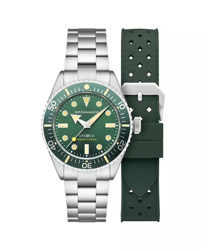 Мужские часы Spence 300 с автоматическим механизмом, стальной браслет, 40 мм Spinnaker
Мужские часы Spence 300 с автоматическим механизмом, стальной браслет, 40 мм Spinnaker