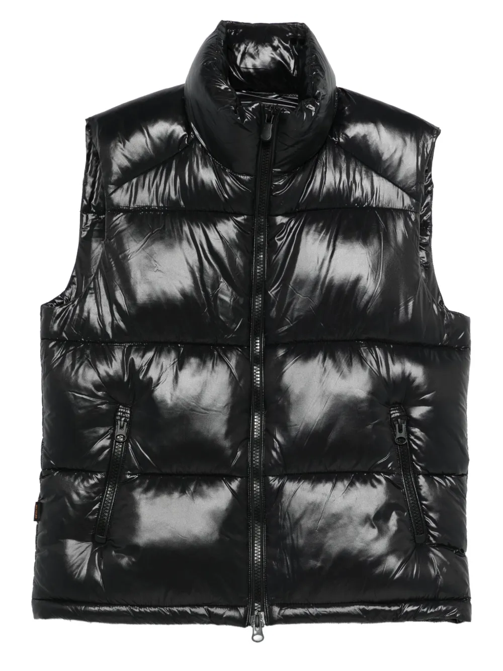 Стеганый жилет на молнии Save The Duck, черный
Стеганый жилет на молнии Save The Duck, черный