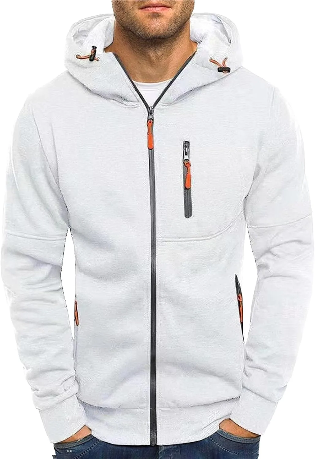 Мужская толстовка с капюшоном на молнии, Casual, с карманами Kassercny
Мужская толстовка с капюшоном на молнии, Casual, с карманами Kassercny