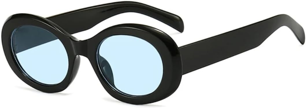 Солнцезащитные очки с защитой UV400 | Маленькие овальные линзы конфетного цвета | для женщин и мужчин, для занятий спортом на открытом воздухе и вождения DSVIGF, Black Blue
Солнцезащитные очки с защитой UV400 | Маленькие овальные линзы конфетного цвета | для женщин и мужчин, для занятий спортом на открытом воздухе и вождения DSVIGF, Black Blue