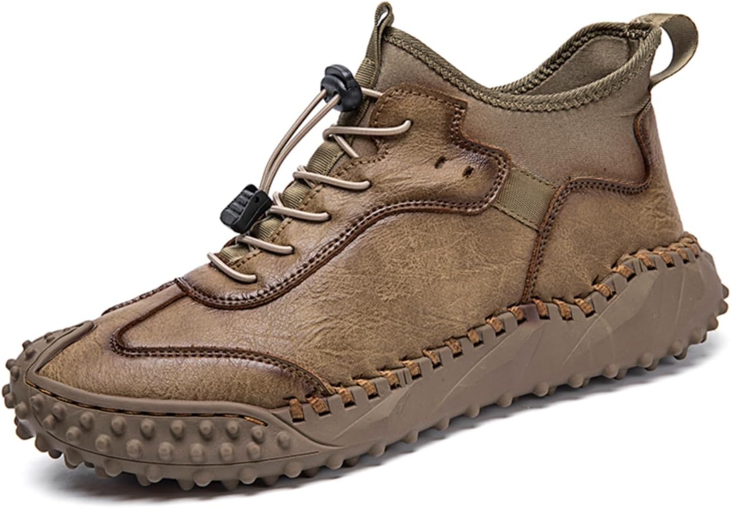 Мужские повседневные кожаные кроссовки - противоскользящая резиновая подошва с рельефной текстурой, дышащие, с не склеенными швами, износостойкие, для вождения, походов, прогулок и повседневного использования Lshwcift, хаки
Мужские повседневные кожаные кроссовки - противоскользящая резиновая подошва с рельефной текстурой, дышащие, с не склеенными швами, износостойкие, для вождения, походов, прогулок и повседневного использования Lshwcift, хаки