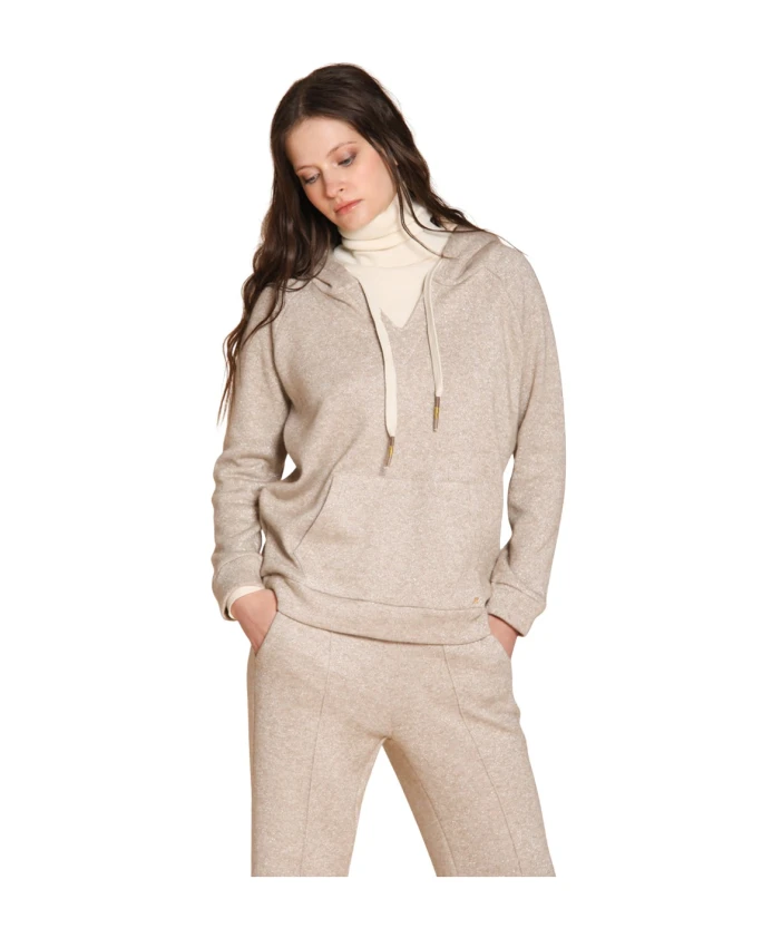 Женская толстовка с капюшоном из люрекса, бежевого цвета. Mason'S, бежевый
Женская толстовка с капюшоном из люрекса, бежевого цвета. Mason'S, бежевый