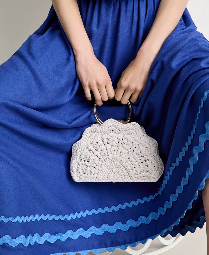 Женская вязаная крючком сумка с верхней ручкой On 34th, белый
Женская вязаная крючком сумка с верхней ручкой On 34th, белый