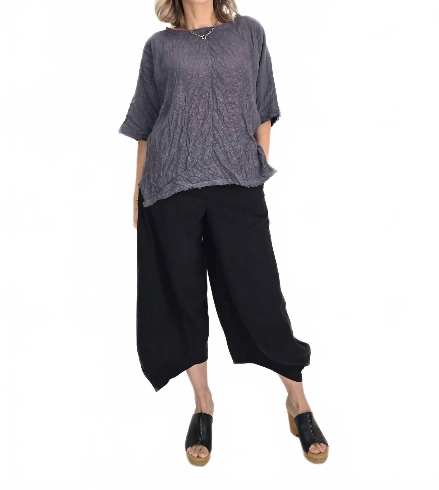 Широкие брюки Lantern черного цвета Ozai N Ku, черный
Широкие брюки Lantern черного цвета Ozai N Ku, черный