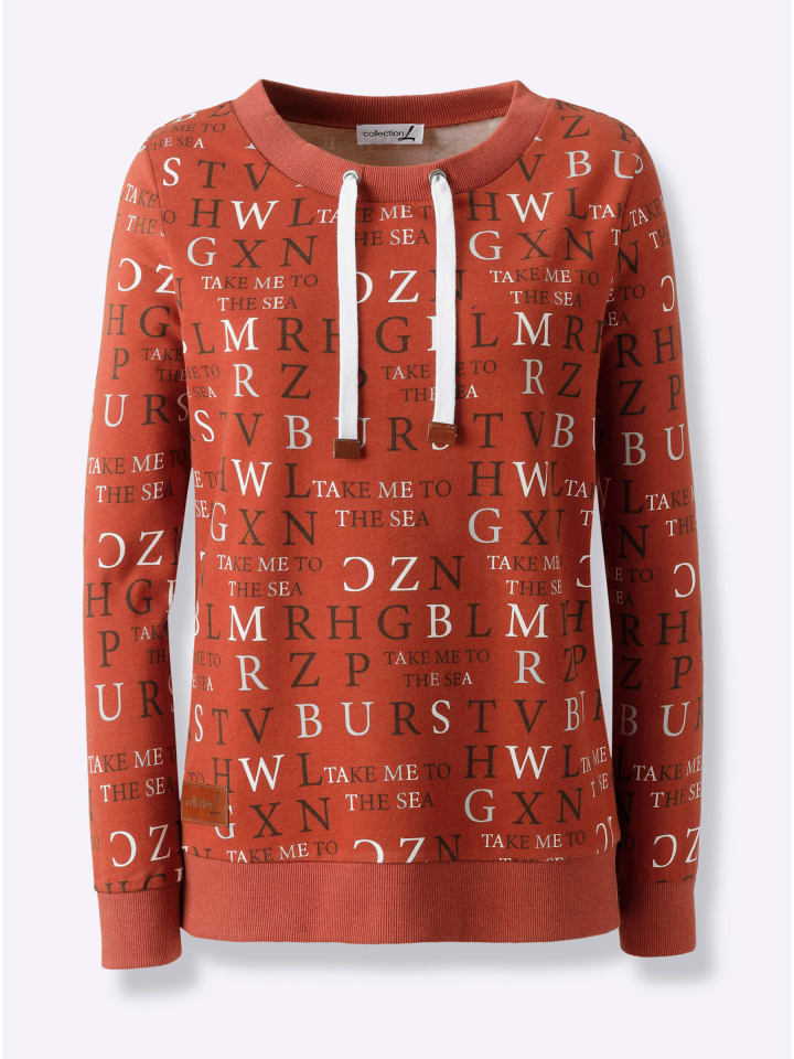 Толстовка цвета ржавчины с принтом экрю WITT WEIDEN
Толстовка цвета ржавчины с принтом экрю WITT WEIDEN