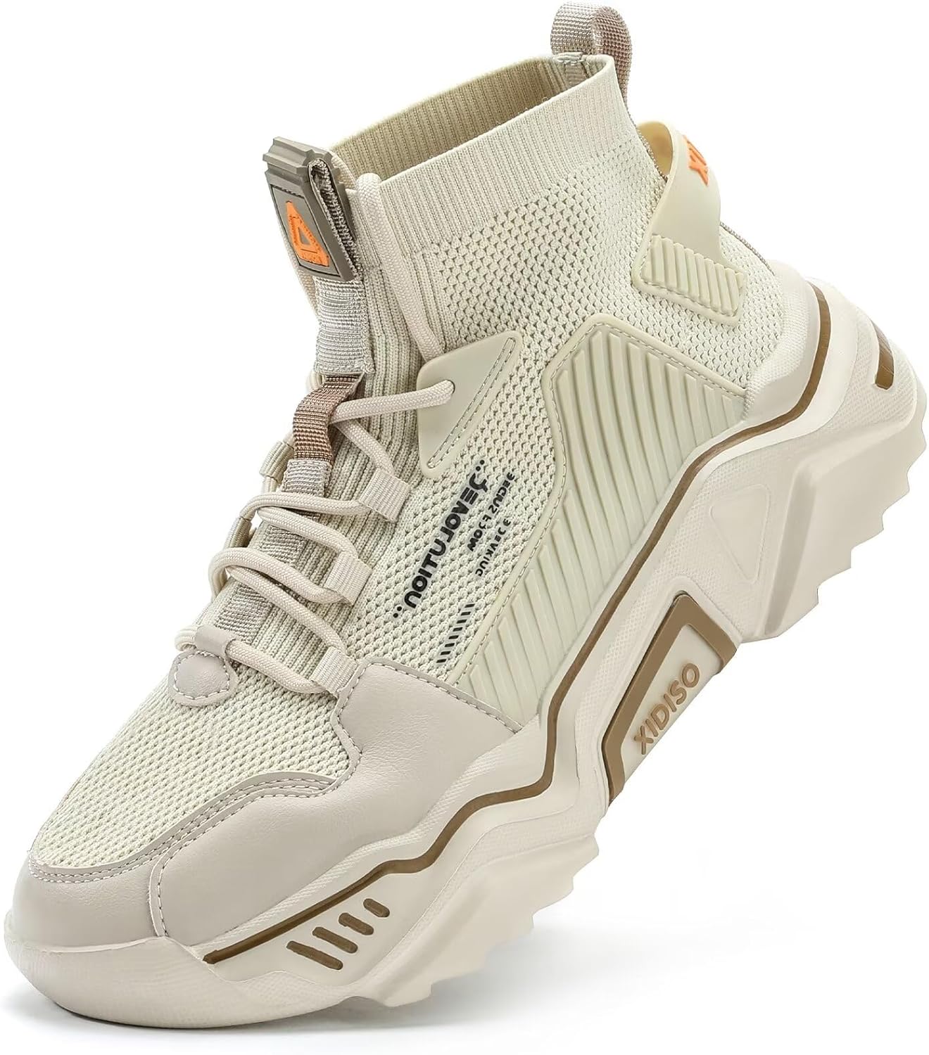 Кроссовки SANNAX для мужчин, высокие повседневные прогулочные сандалии с нескользящей подошвой, дышащей сеткой и легким весом, бежевый
Кроссовки SANNAX для мужчин, высокие повседневные прогулочные сандалии с нескользящей подошвой, дышащей сеткой и легким весом, бежевый