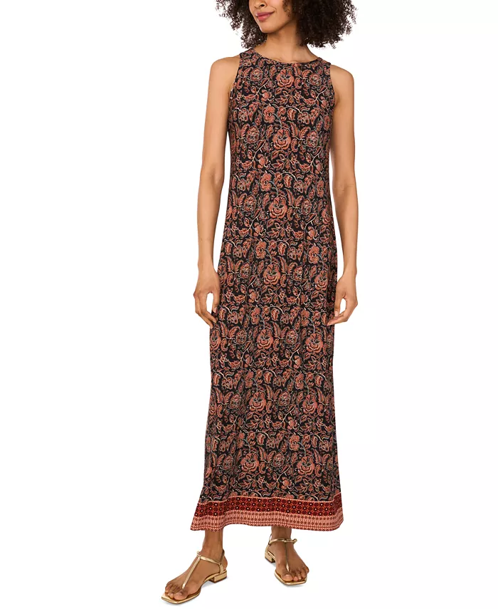 Женское бесшовное макси-платье без рукавов с принтом и вырезом на спине Vince Camuto, мультиколор
Женское бесшовное макси-платье без рукавов с принтом и вырезом на спине Vince Camuto, мультиколор