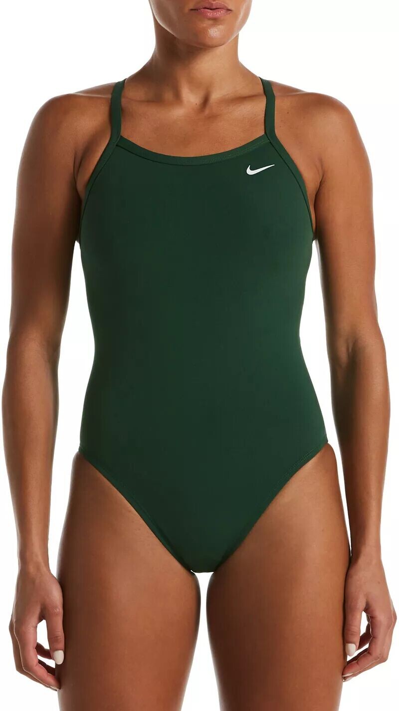 Женский цельный купальник из полиэстера Nike Racerback
Женский цельный купальник из полиэстера Nike Racerback