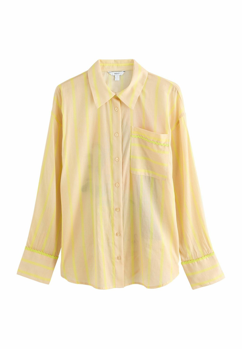 Блузка на пуговицах Next, желтый
Блузка на пуговицах Next, желтый