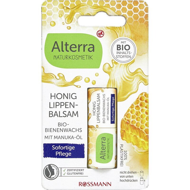 Медовый бальзам для губ Alterra NATURKOSMETIK, 5,5 g
Медовый бальзам для губ Alterra NATURKOSMETIK, 5,5 g