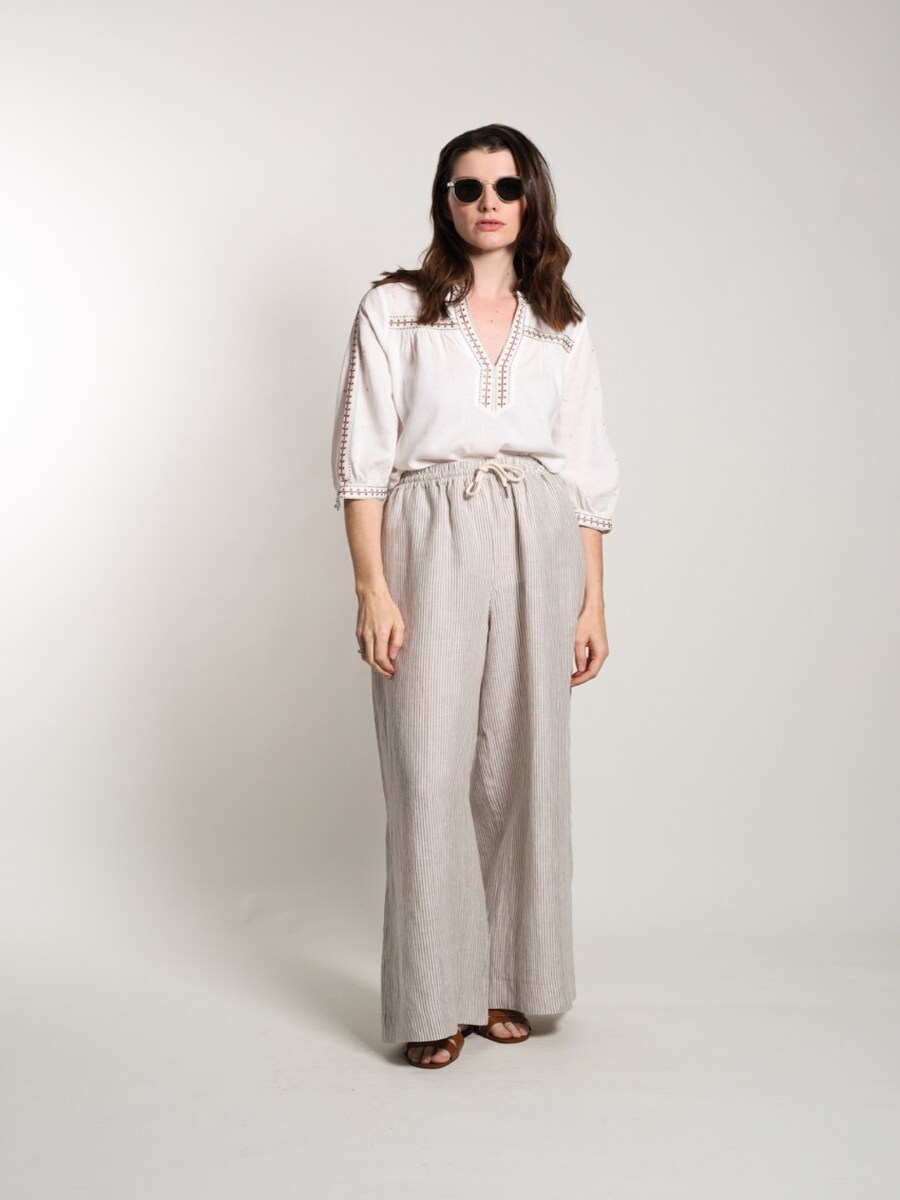 Широкие брюки WEARABLE STORIES Zita, белый
Широкие брюки WEARABLE STORIES Zita, белый